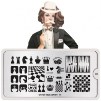 MoYou Nail Art Plate Collection Games 01  #MPGAM01