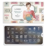 MoYou Nail Art Plate Collection Lingo 01 #MPLIN01