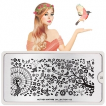 MoYou Nail Art Plate Collection Mother Nature 02 #MPMOT02
