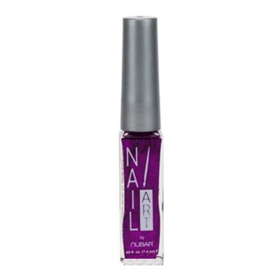 Nubar Nail Art Strippers Fuchsia Glitter A183