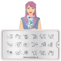 MoYou Nail Art Plate Collection Origami 05 #MPORI05