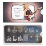 MoYou Nail Art Plate Collection Rockstar 01 #MPROC01