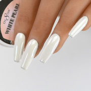 Cre8tion Nail Art Effect 1g White Pearl 1101-0711 / 00221