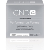 CND Gel Sculpting Forms Clear 300 ct 10505