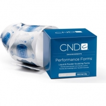 CND Liquid & Powder Sculpting Forms Silver 300ct 10500