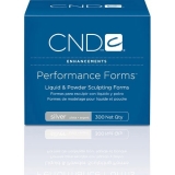 CND Liquid & Powder Sculpting Forms Silver 300ct 10500