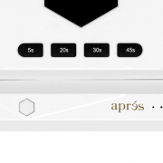 Apres Alpha 2 IN 1 LED Lamp White APLED-WT-V2 97526