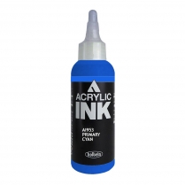 Holbein Acrylic Ink Primary Cyan 100ml AI953B