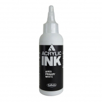 Holbein Acrylic Ink Primary White 100ml AI955B