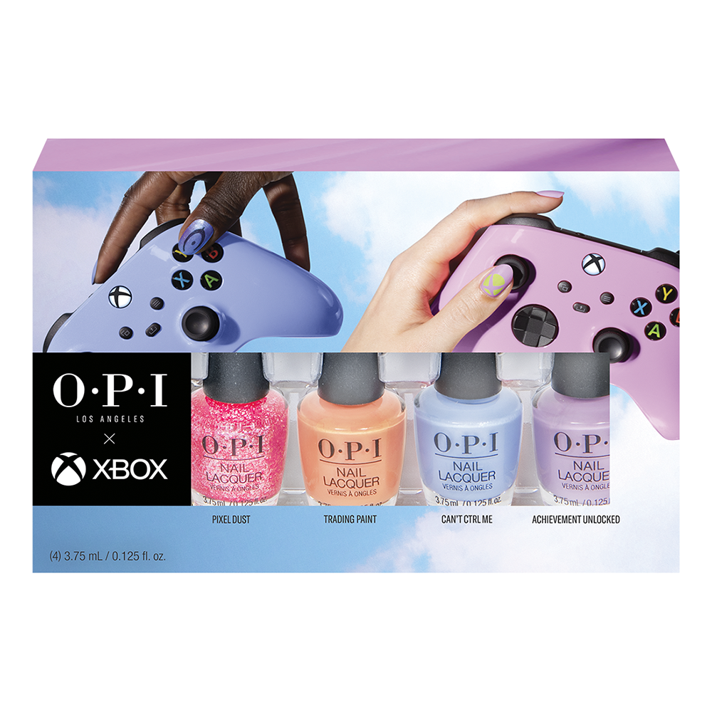 OPI XBOX Nail Lacquer 4 PC Mini Pack DCD01