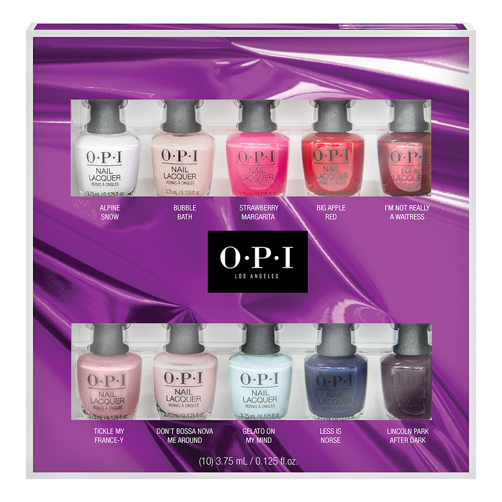 OPI Nail Lacquer Celebration Collection Mini 10Pack HRN34