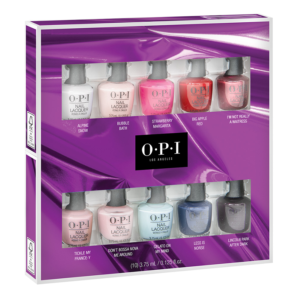 OPI Nail Lacquer Celebration Collection Mini 10Pack HRN34