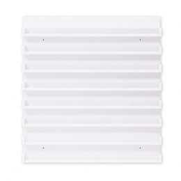J&A KM Wooden Nail Polish Rack - White FD204