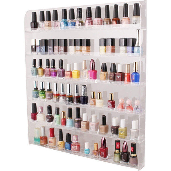 Acrylic Wall Mount Nail Polish Display, 120 units AWM120