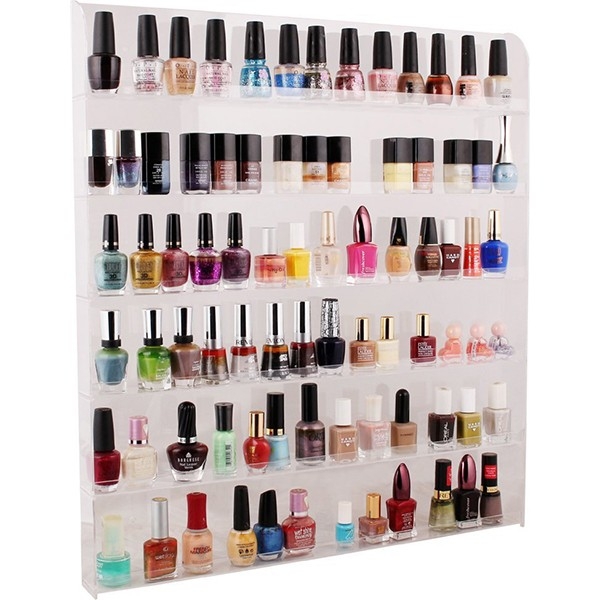 Acrylic Wall Mount Nail Polish Display, 120 units AWM120