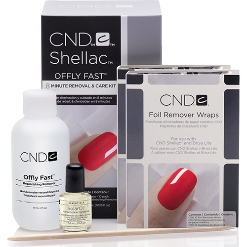 CND Shellac Offly Fast 8 Minute Removal & Care Kit 90621