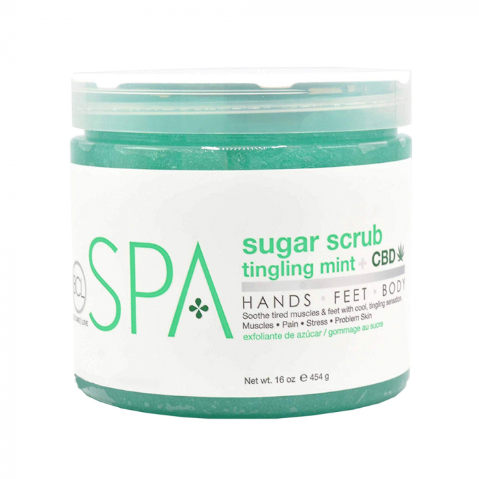 BCL SPA Sugar Scrub 16 oz Lemongrass+Green Tea 51102