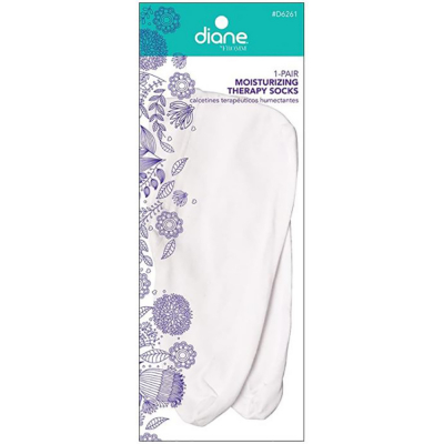 Diane Moisturizing Therapy Socks White 1Pair D6261/00182