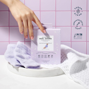 Voesh Microfiber Moisturizing Heel Socks Lavender VFS003LVR