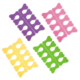 Silk B Toe Separators 4 Colors 100pcs 26182