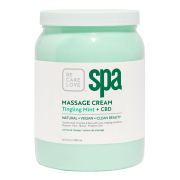 BCL SPA Massage Cream 64 oz - Tingling Mint + CBD 56106