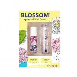 Blossom Roll-on Lip Gloss/Lip Balm Gift Set BLGS23 50024