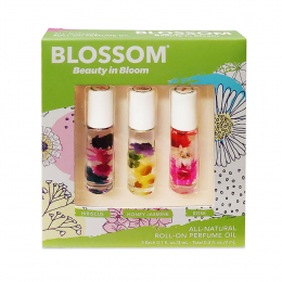 Blossom All Natural Roll-on Perfume Oil Gift Set BLPOSET1