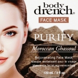 Bodydrench Purify Moroccan Ghassoul Face Mask 4 fl oz 10169