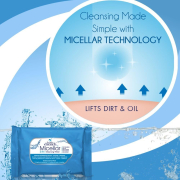 Bodydrench Micellar 3-IN-1 Cleansing Water 30 Wipes 65984