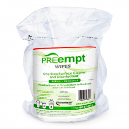 PREempt Wipes Cleaner&Disinfectant 160SheetsRefill PRE-11229