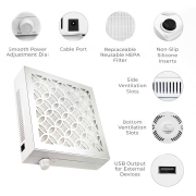 Professional Rechargeable Nail Dust Collector DC1 26224