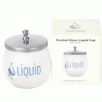 Berkeley Frosted Glass Liquid Cup with SS Lid (LC133F)