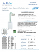 HealthyAir Source Capture Air Purifier G4 Single