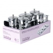 Berkeley 5 Piece Stainless Steel Powder & Liquid Set LC701