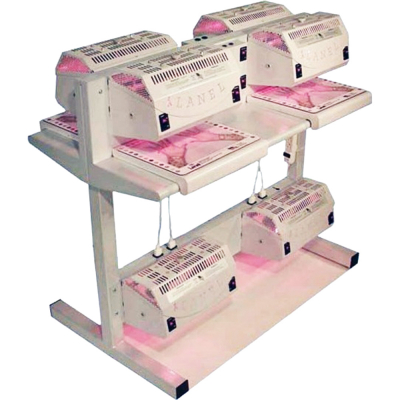 Lanel Deluxe 4 Person Table With 2 Pedis And T Shaped legs