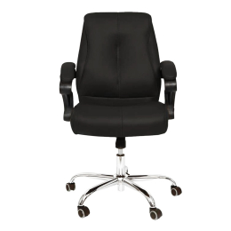 J&A Deluxe Client/Customer Chair - Black