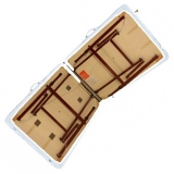 Portable Massage Bed Metal Frame - White PRF4S28"