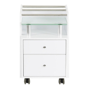 J&A Pedi Cart White