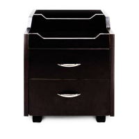 J&A KM Pedicure Cart - Dark Brown PT14