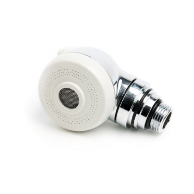 Shower Chrome Head w/ Grey Face 0.4LB 14044