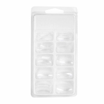Quick Building Gel Mold Tips Clear 100pcs size 1-10, #41902