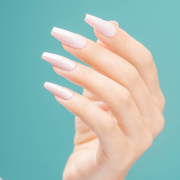 Entity Soft Gel Tips Medium Coffin 360CT Nude 5600015
