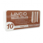 Linc Q Nail Tips10 French Tip French Bamboo 550PC 89479