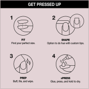 OPI xPRESS/ON Press On Nails Tips - So Into Blue AN024S