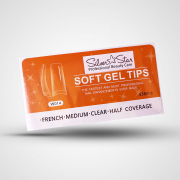 Silver Star GelTips 550PC French ClearHalfCoverage M W014
