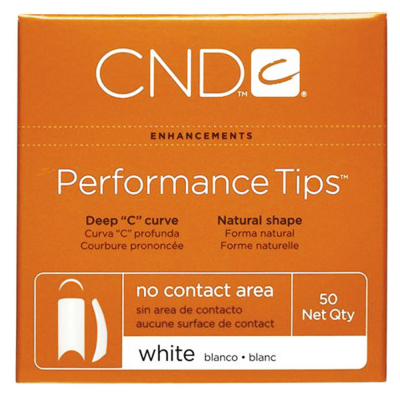CND Performance Tips White 50 pk Size 2