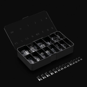 Apres Gel-X Soft Gel Tips Sculpted Square Short 280Pcs 12044