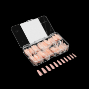 Apres Neutrals Gel-X Chloe Sculpted Coffin Long 40138