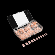 Apres Neutrals Gel-X Chloe Natural Round Short 40200