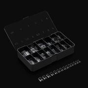Apres Gel-X Soft Gel Tips Natural Square Short 280Pcs 41191